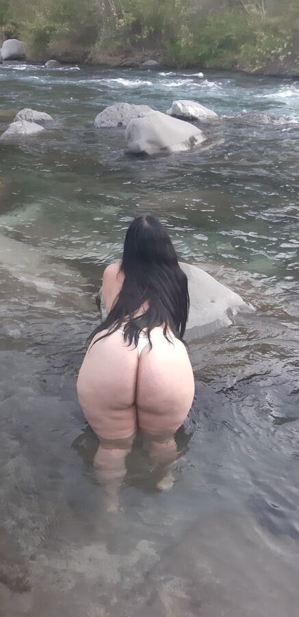 Mommy in river