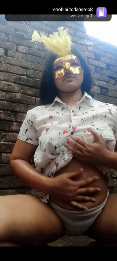 Hot girl bathing