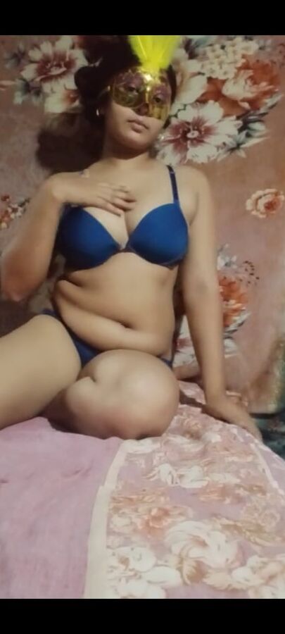 Sexy girl bathing and wearing lingerie