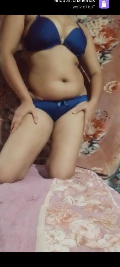 Sexy girl bathing and wearing lingerie