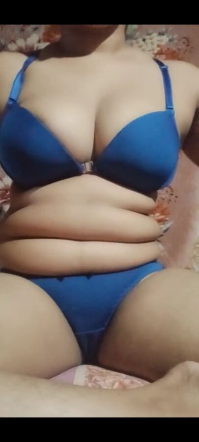 Sexy girl bathing and wearing lingerie