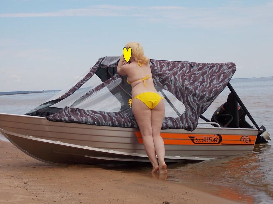 Beach hot blonde