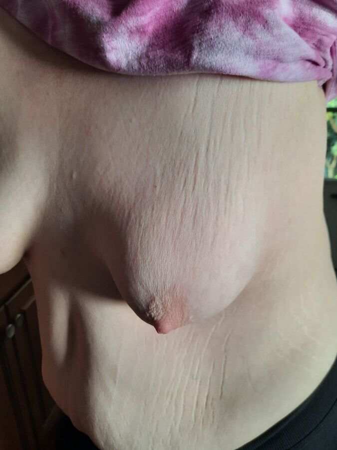 BBW Wife Perky Nipples and Stretchmarks