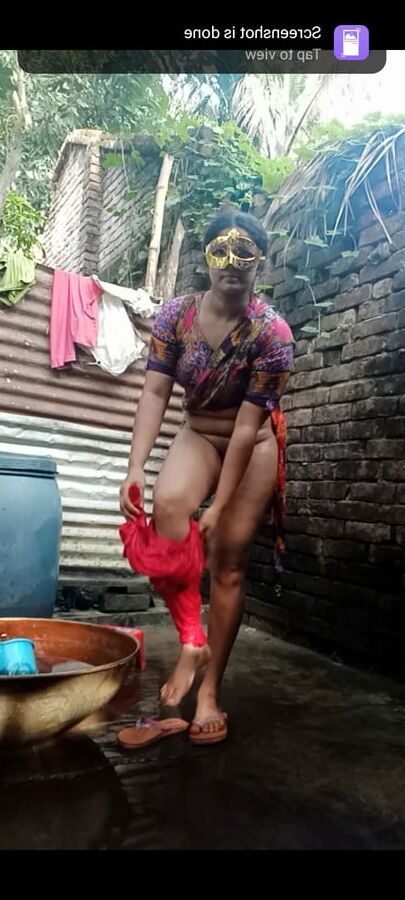 Bathing and peeing