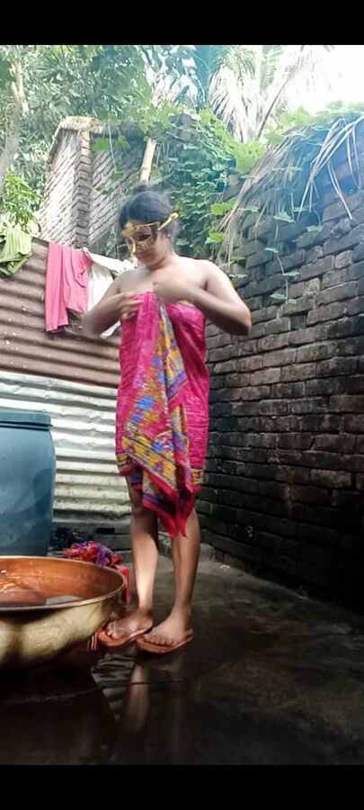 Bathing and peeing