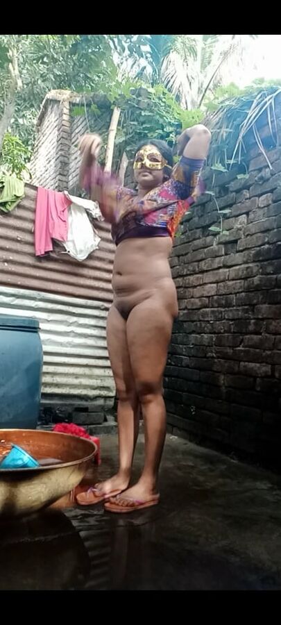 Bathing and peeing