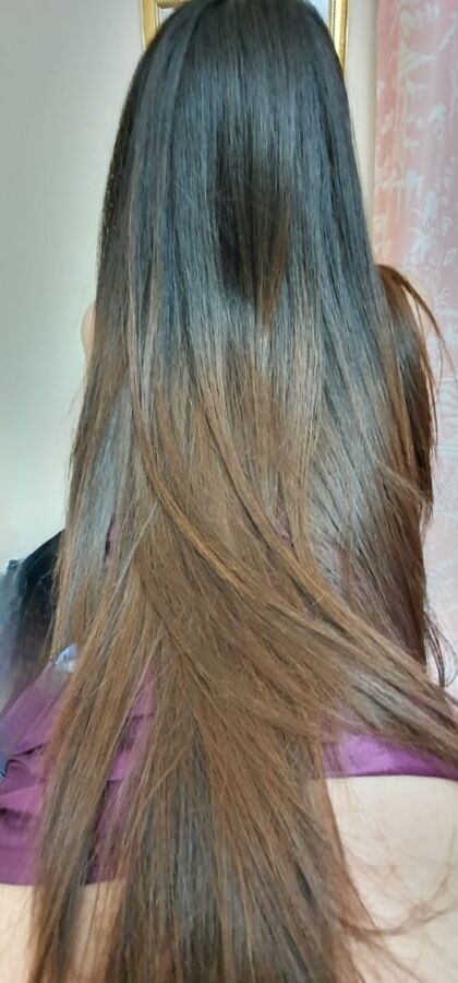 Long hair beauty