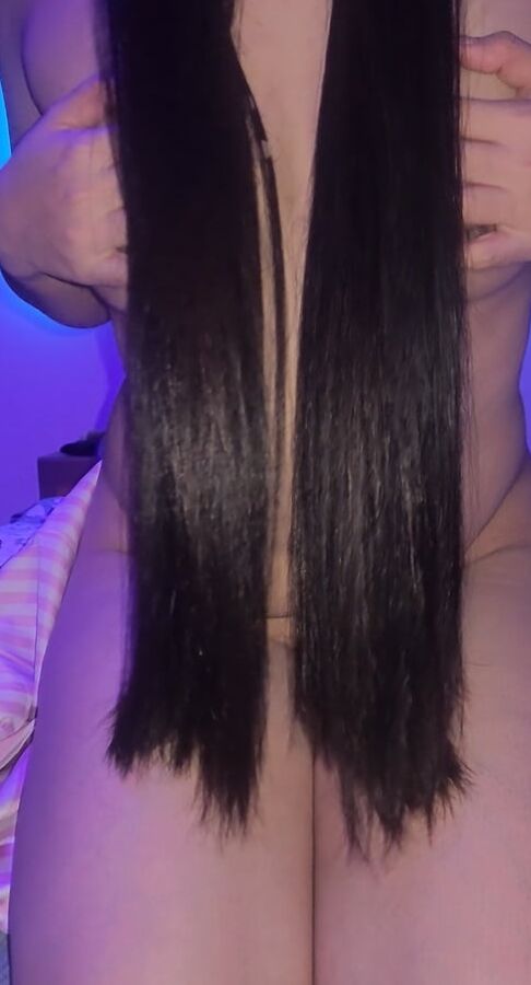 Long hair beauty
