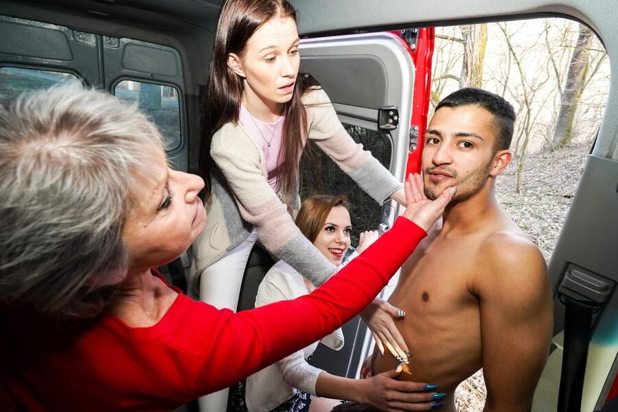 Daughters give step mommy the MatureVan tour