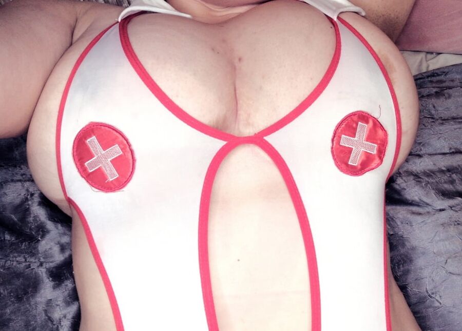 Naughty Big Titted Nurse is ready for her check-up
