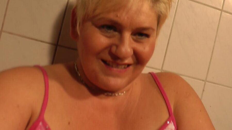 Pissing in pink panties