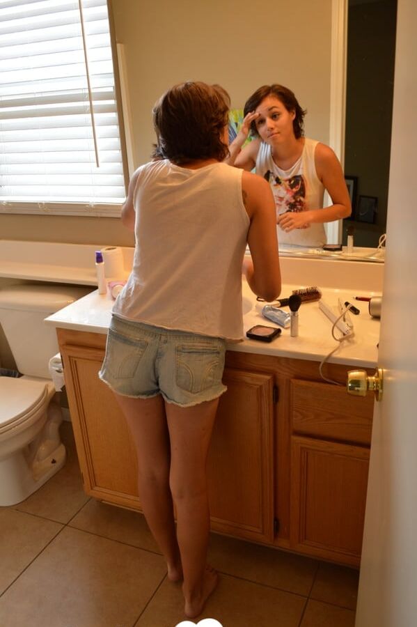 My roommate gets recorded in the bathroom