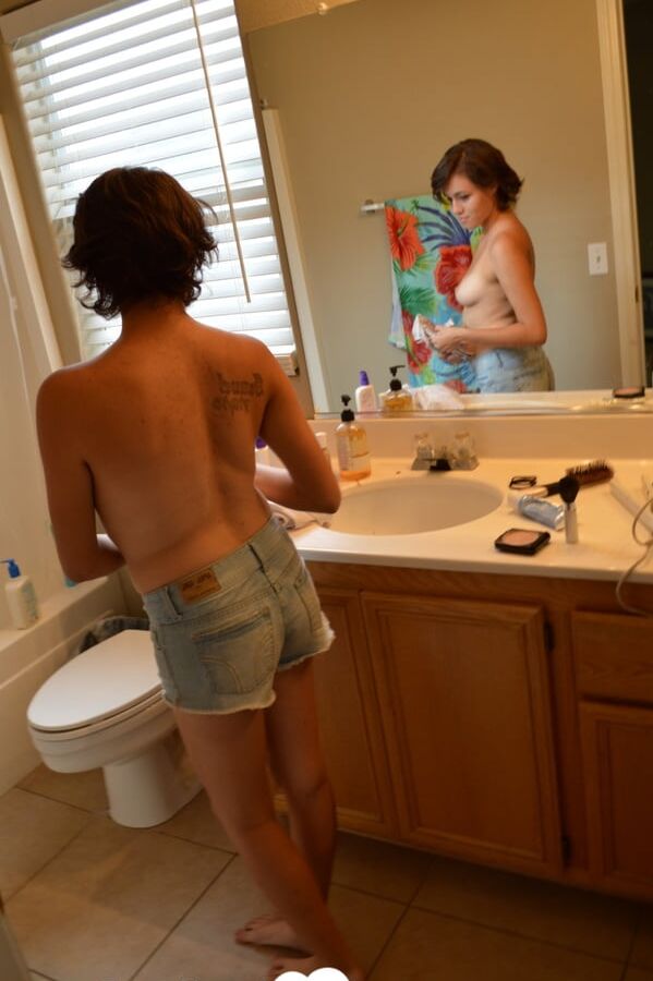 My roommate gets recorded in the bathroom
