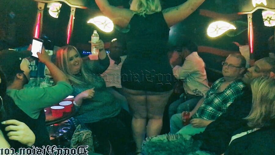 Interracial Swingers Party Bus