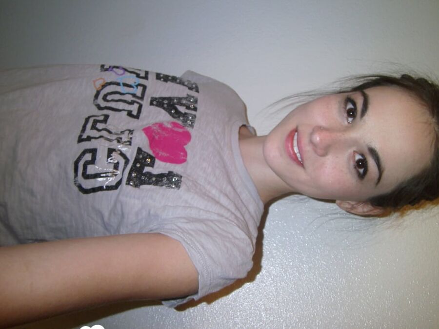 Girl with cute eyes seduces like a pro