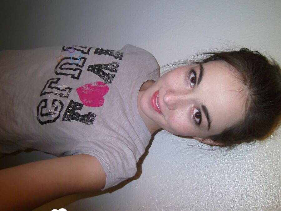 Girl with cute eyes seduces like a pro