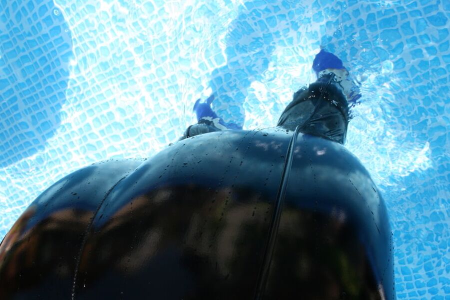 BWB in the pool
