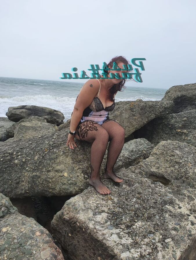 Beach lingerie session