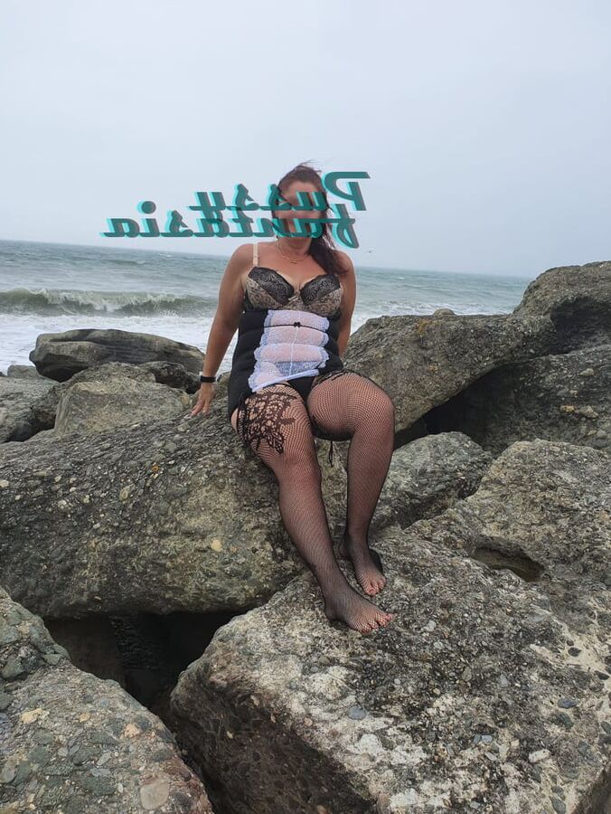 Beach lingerie session