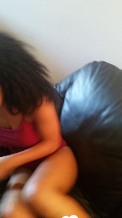 Fabulous black girl caresses her delicious pussy