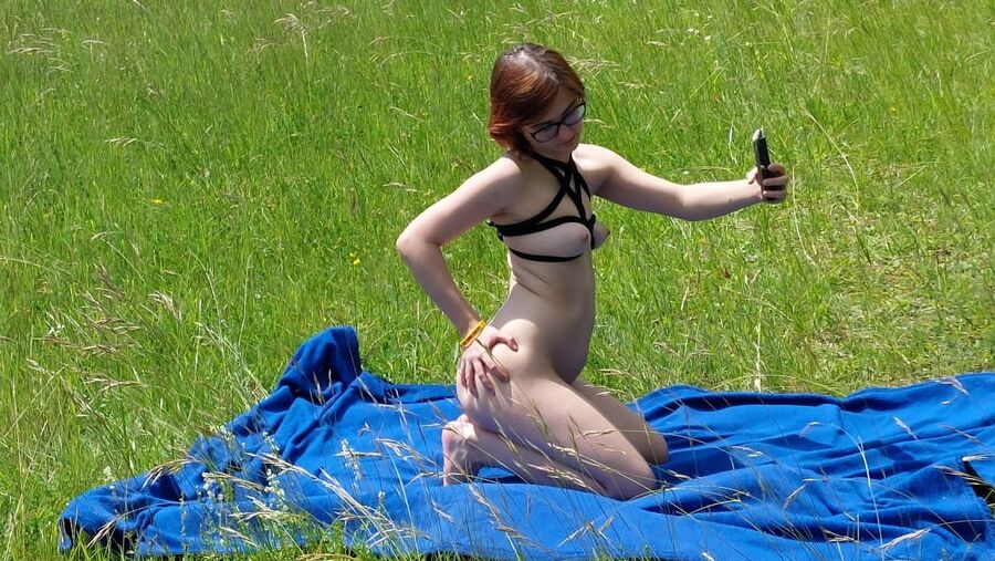 Czech teen Casey Case fucking outdoor