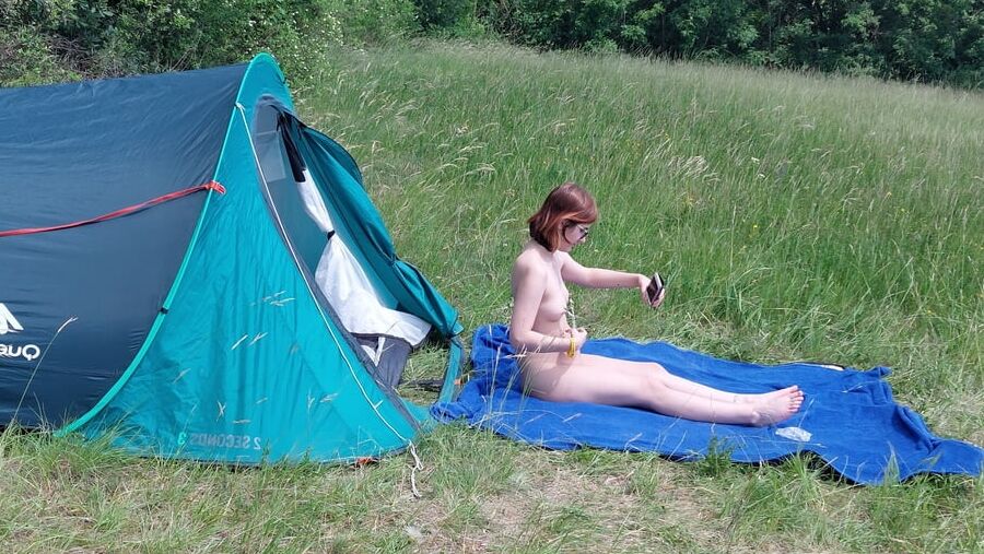 Czech teen Casey Case fucking outdoor