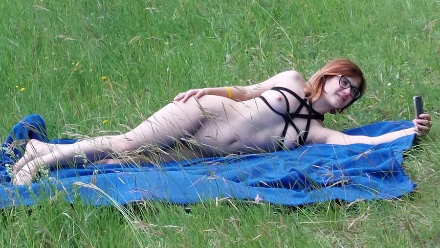 Czech teen Casey Case fucking outdoor