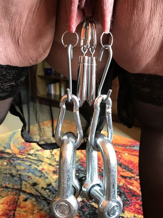 Extreme weight training and severe whipping various whips
