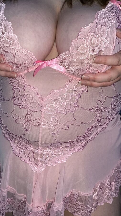 Pink lingerie x