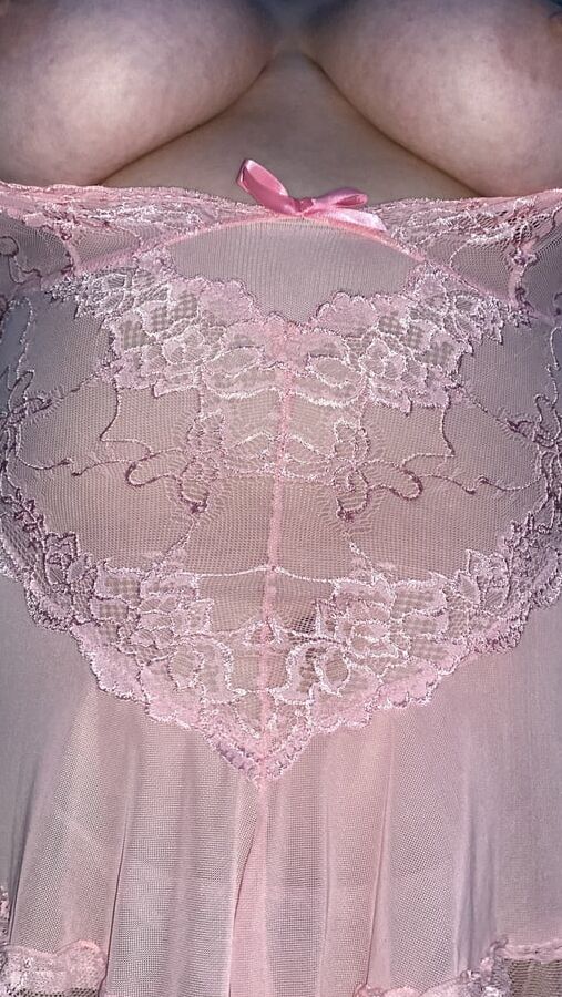 Pink lingerie x