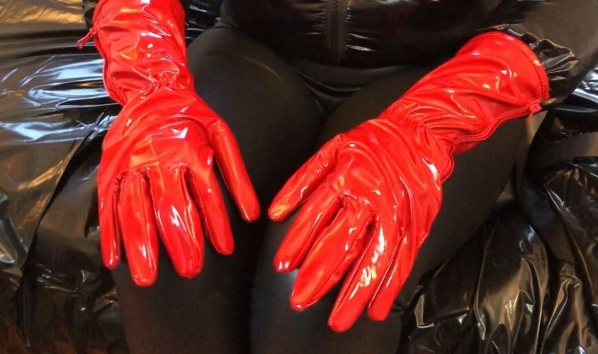 Red Heels and Black Leggings