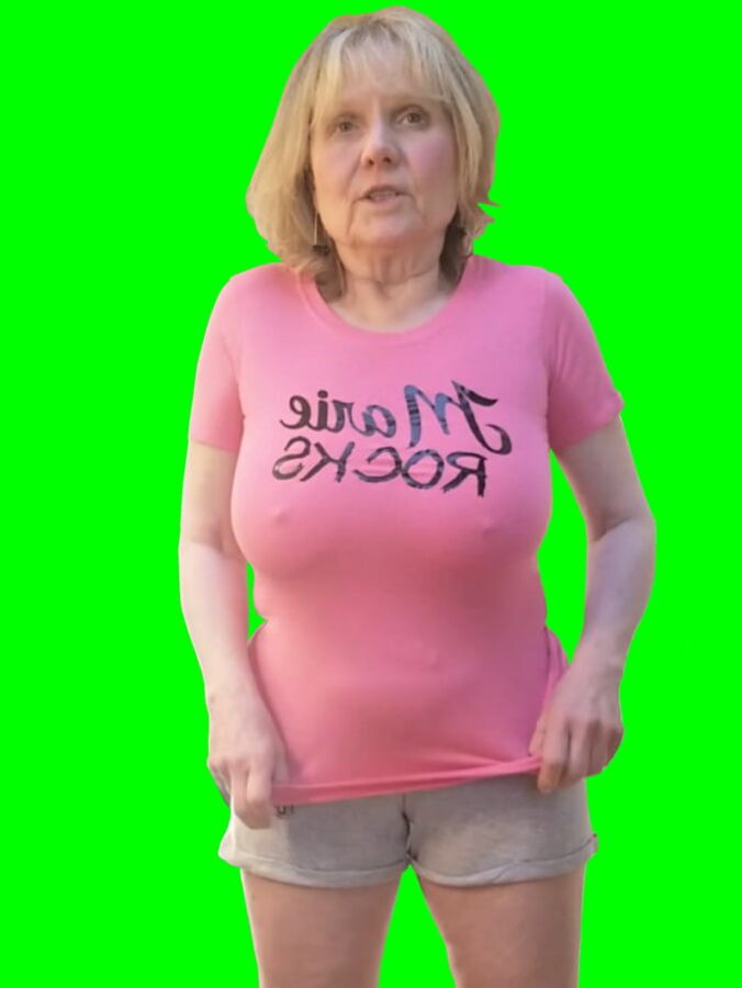 GILF Marie ready for photo editing