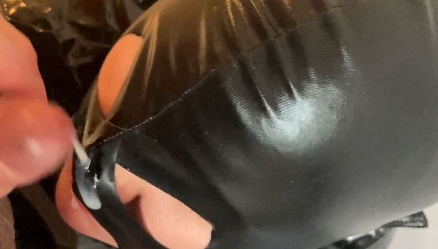 Black and Red Fetish Pissing