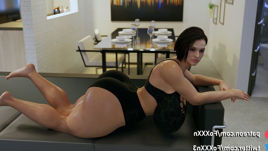 BBW Jill Sofa Poses