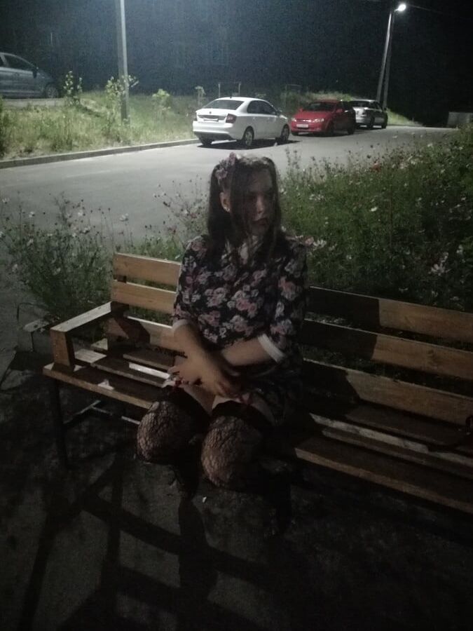 Stockings in public