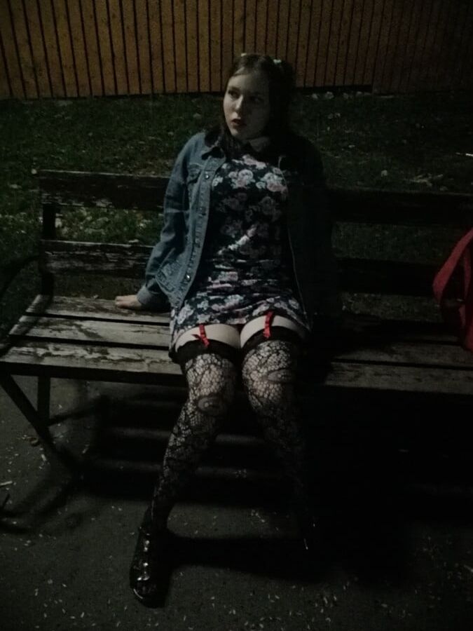 Stockings in public