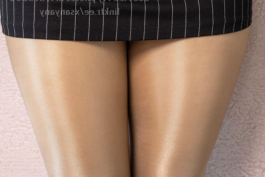 Nylon legs and skirts! XSanyAny