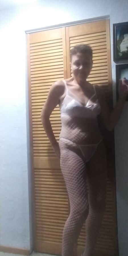 Lovely pink lingerie for cleanjean in the morning sun.