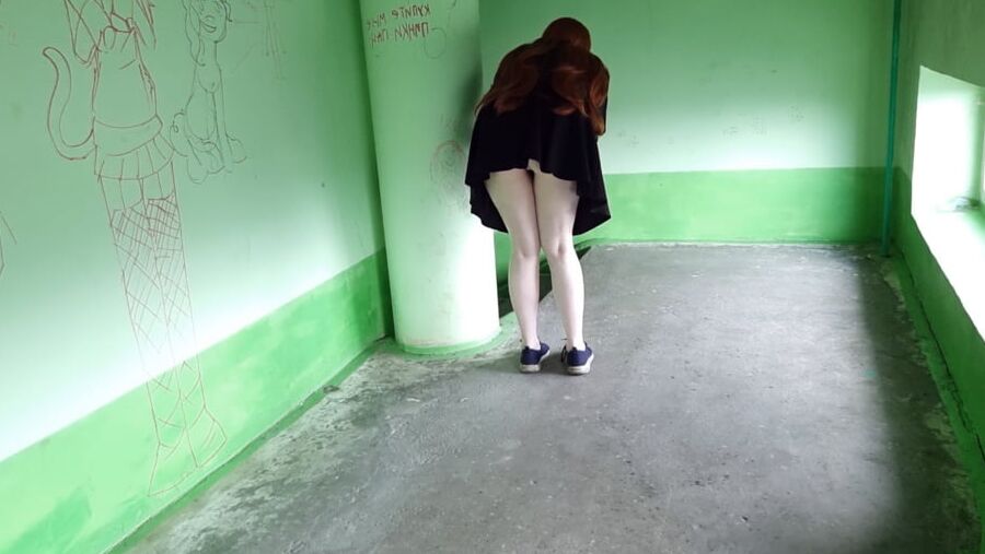 After school, sucking cock