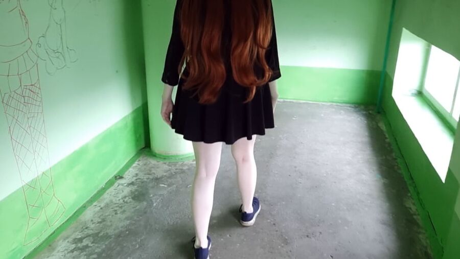 After school, sucking cock