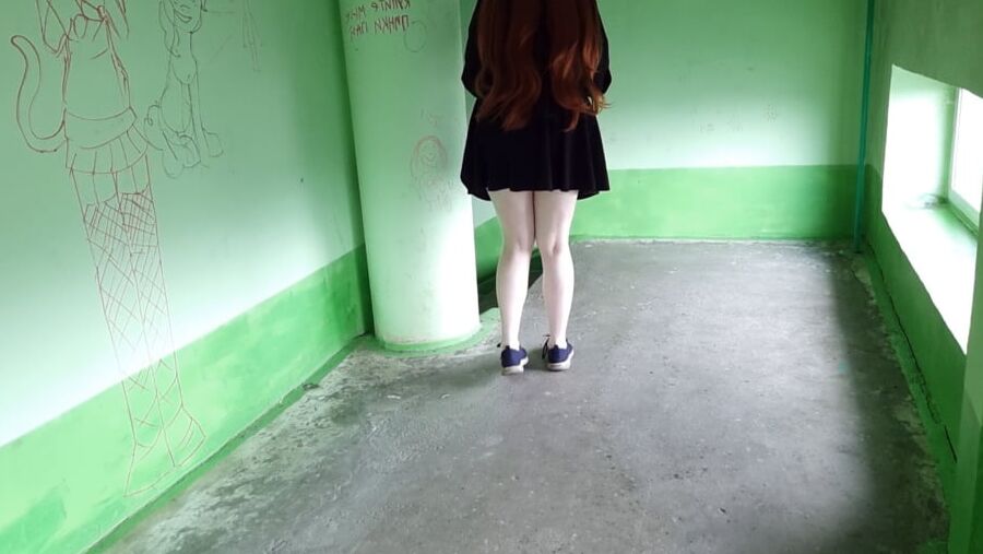 After school, sucking cock
