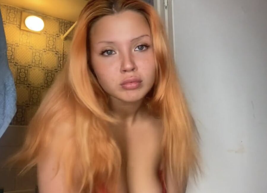 Redhead hair fetish