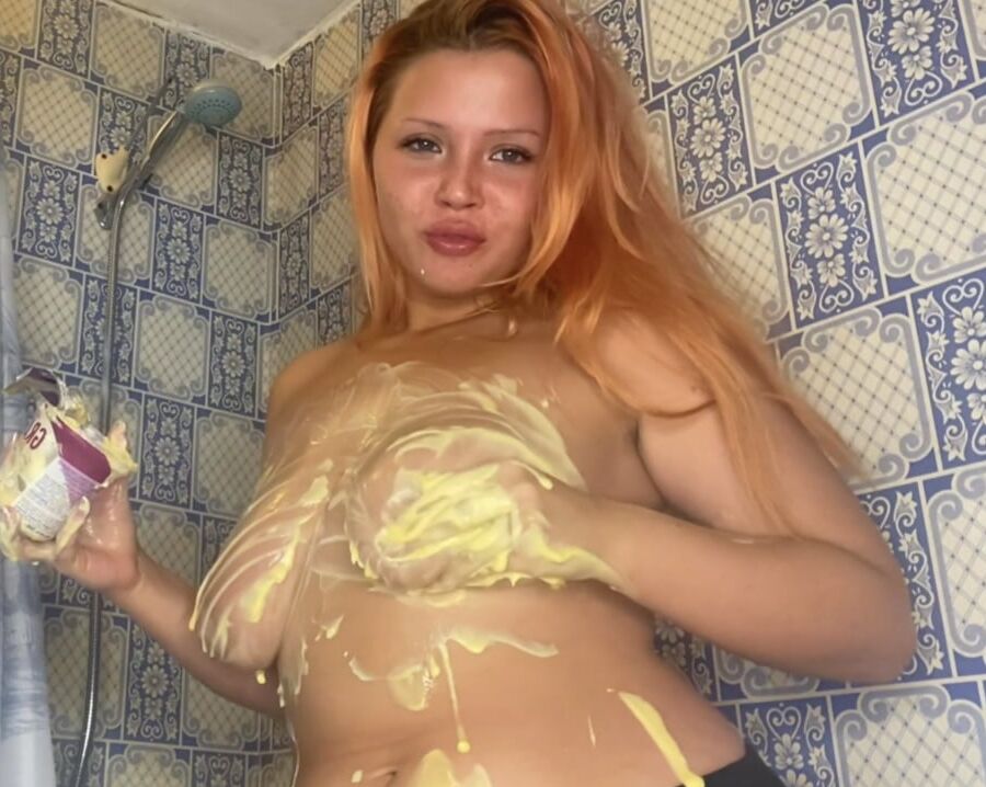 Lots of whipped cream