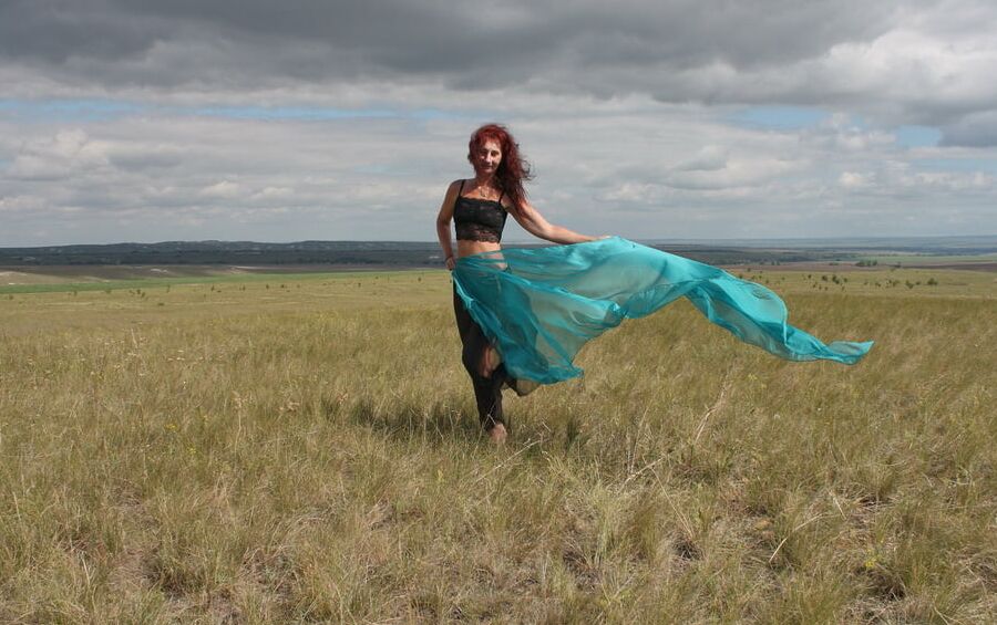 Turquoise Shavl for windly weather