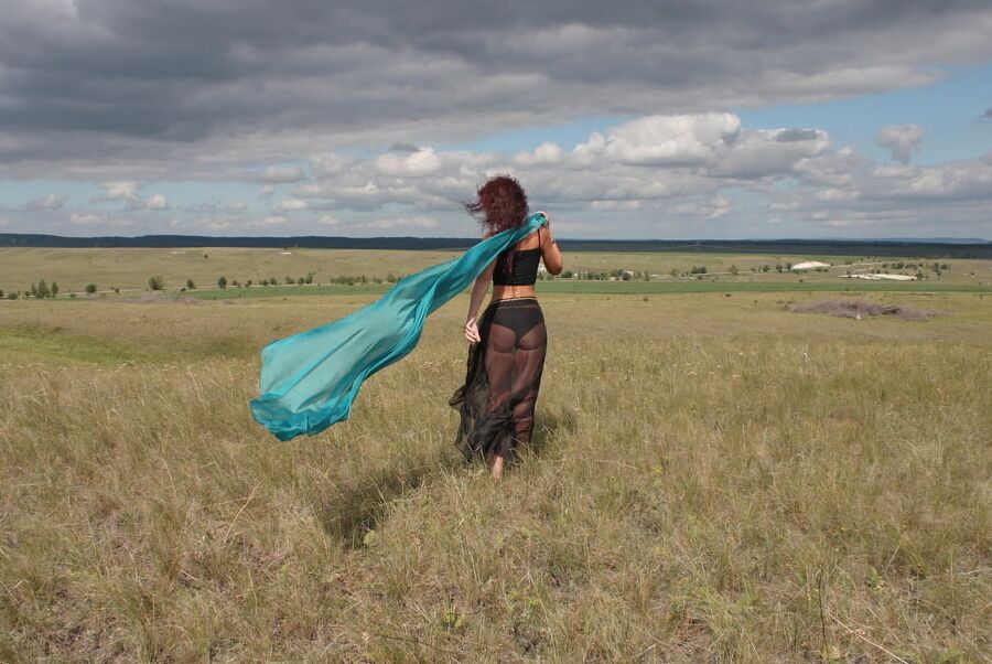 Turquoise Shavl for windly weather