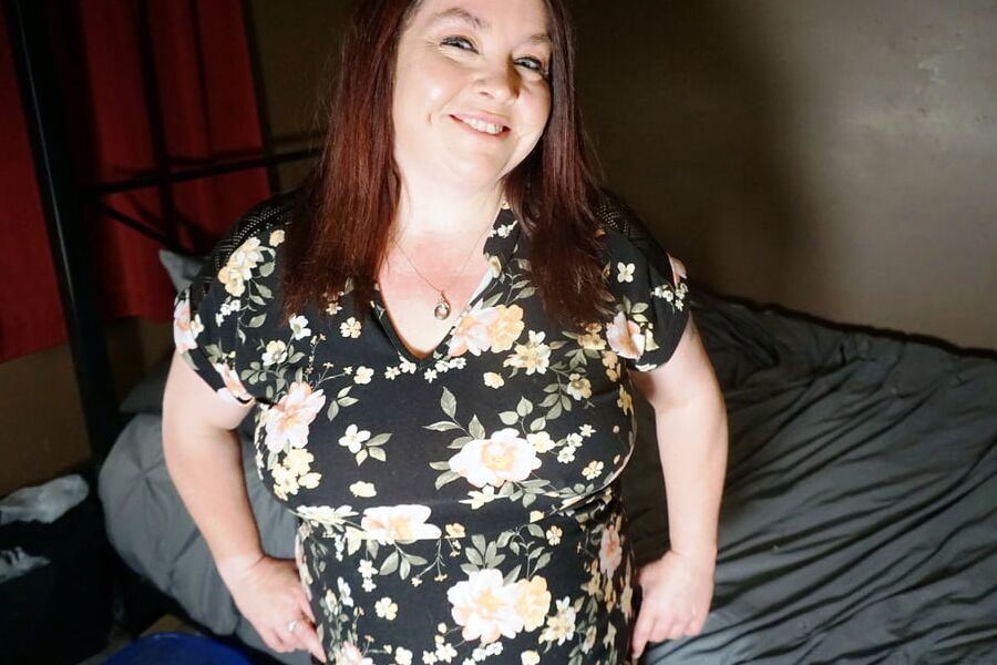 Sexy BBW Sundress Tits Ass and Creampied Pussy Photoset