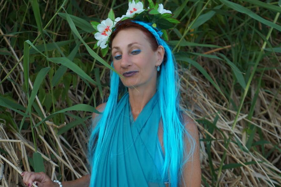 Turquoise outfil