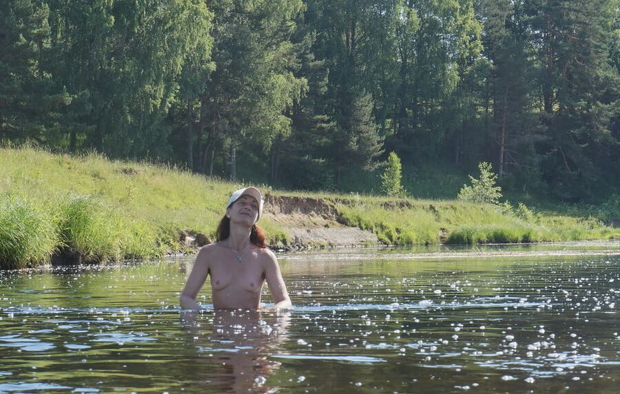 Bathing In Derzha_River