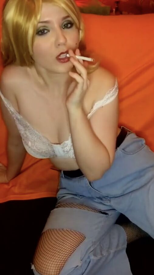 SMOKING MASTURBATING