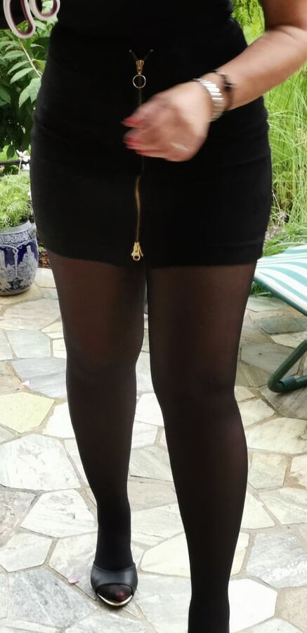 Me in skirt and...